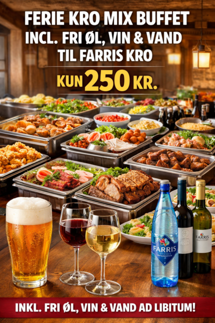 Ferie Kromix 28/6 kl 17-21 : 250 kr incl drikkevarer