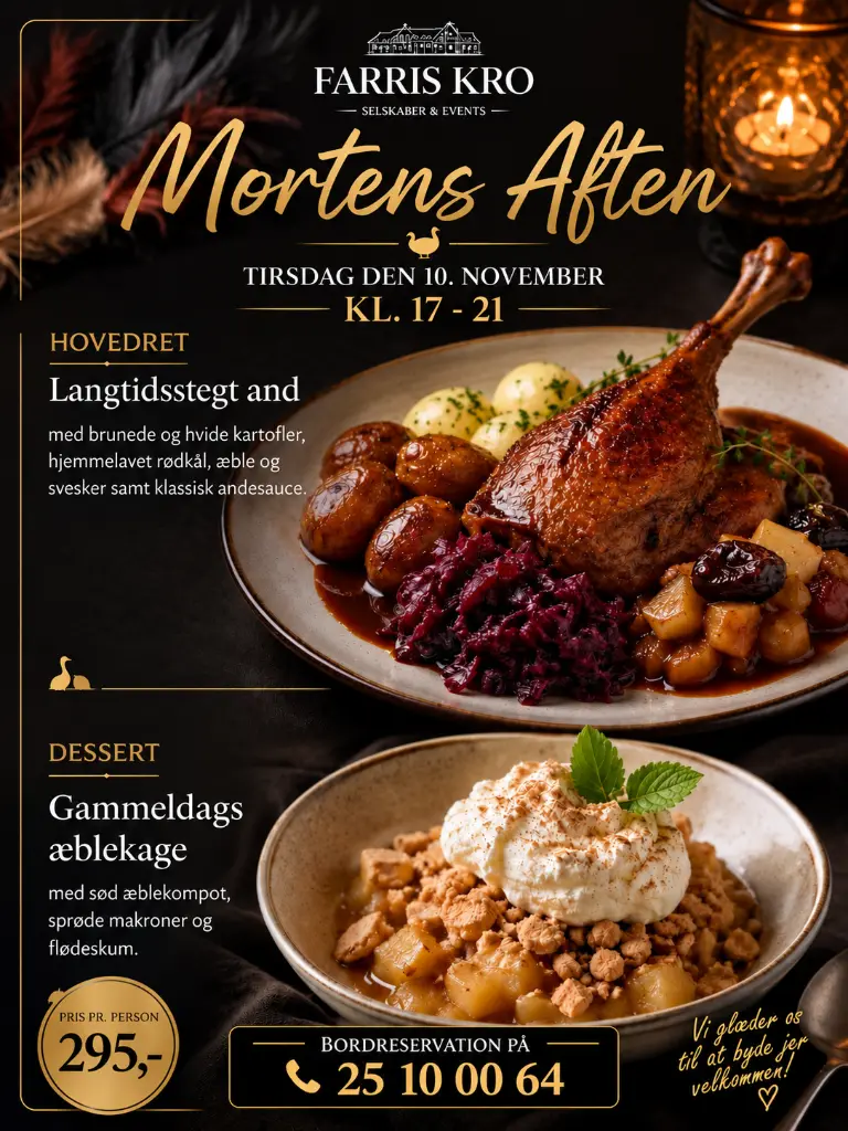Mortensaften-FarrisKro Mortens aften - Billede 1